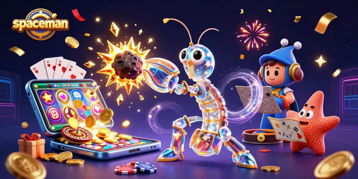 Spaceman menawarkan pengalaman bermain slot dengan peluang tinggi, jackpot, dan bonus menarik di aplikasi Android.