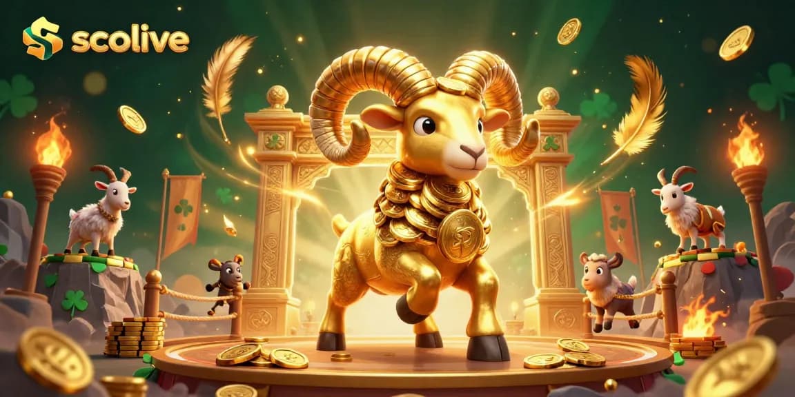 Socolive offers thrilling sports betting experiences with dynamic golden ram and lively scenes.