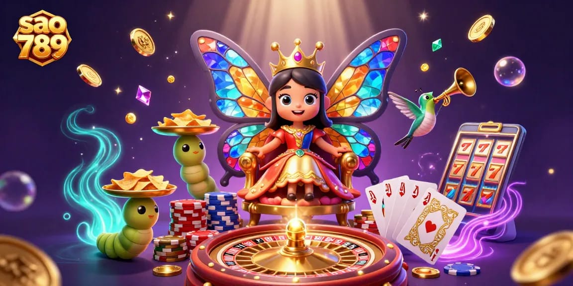Experience the vibrant world of sao 789 as you spin slot reels and win big in stunning 3D illustration.