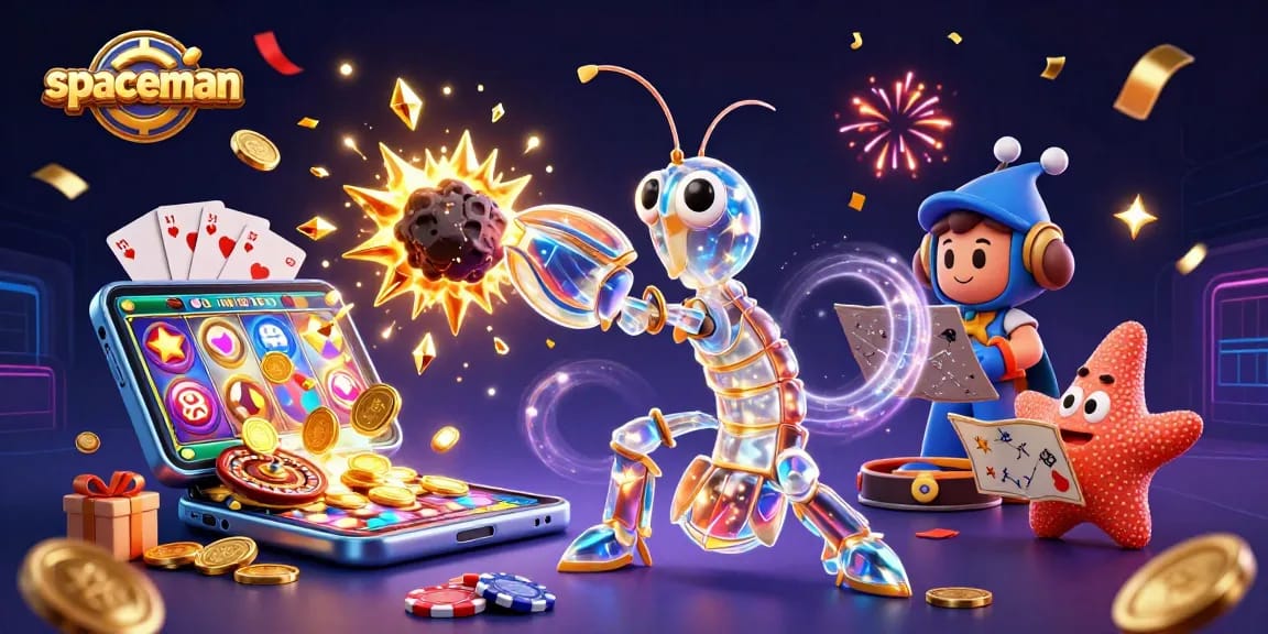 Spaceman menawarkan pengalaman bermain slot dengan peluang tinggi, jackpot, dan bonus menarik di aplikasi Android.
