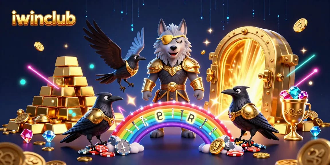 Join the excitement of the iwinclub with Odin's treasure and vibrant casino elements.
