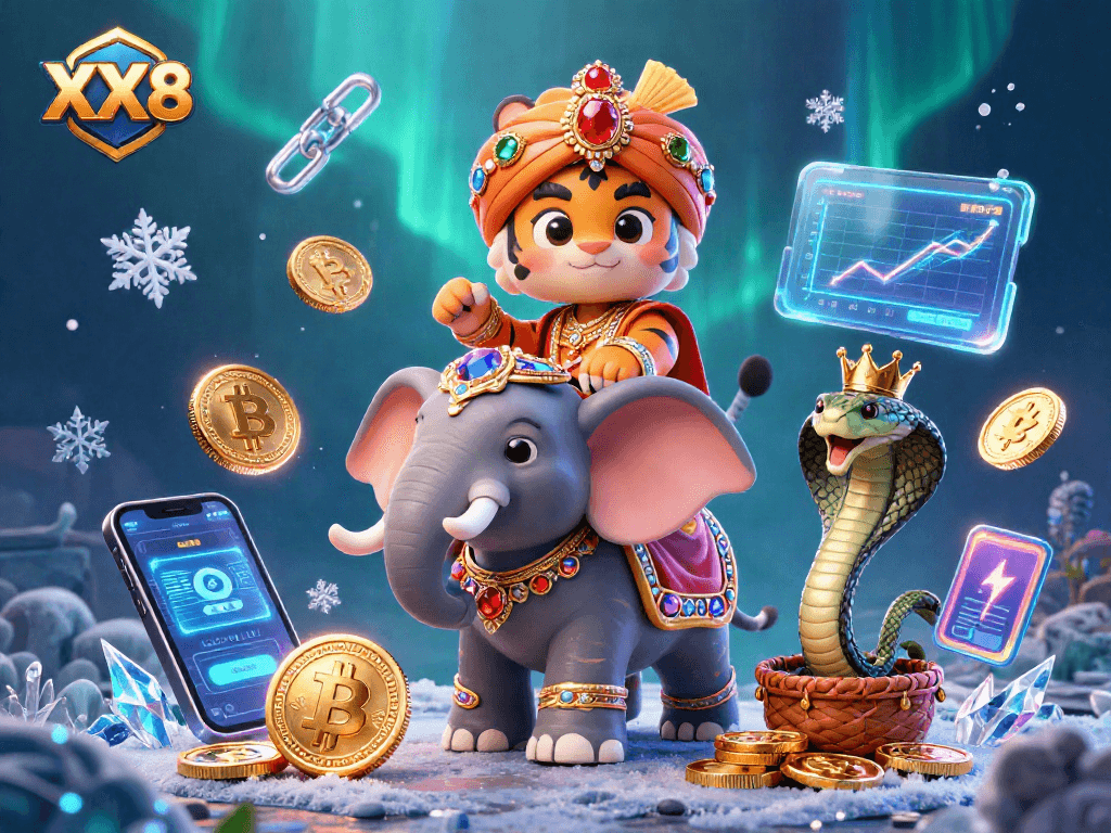 Experience the thrill of winning with XX8 in this captivating crypto casino scene!