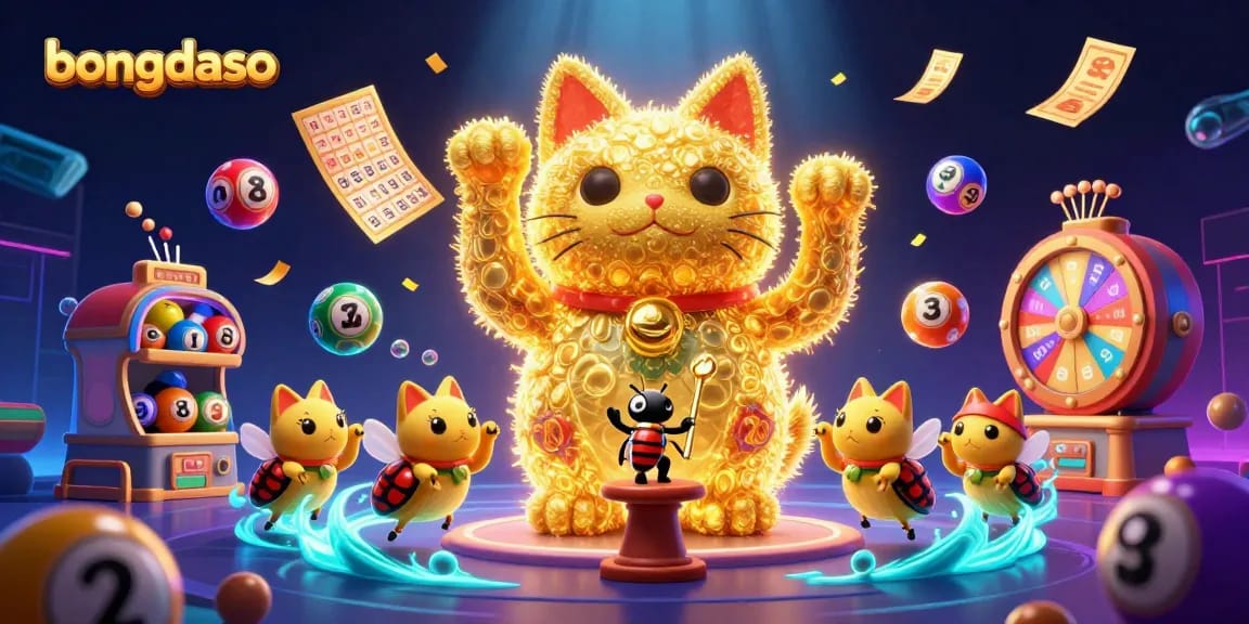 Bongdaso transforms the gaming experience with vibrant lottery visuals and dynamic gaming symbols.
