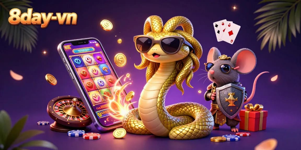 Experience thrilling gameplay at 8day-vn with fun characters and dynamic casino elements.