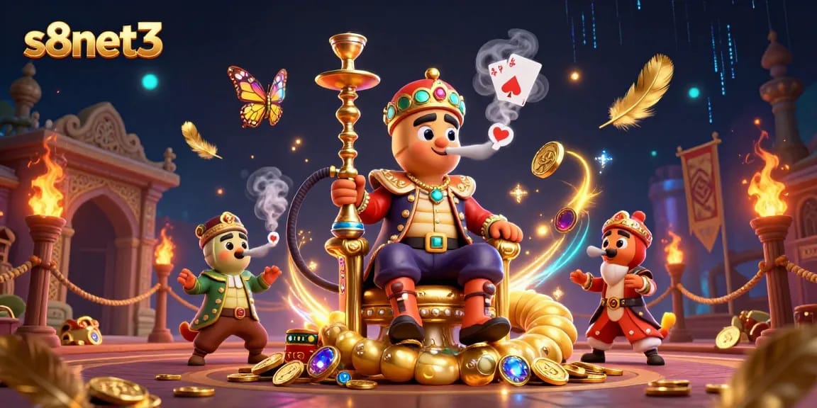 Experience thrilling gameplay with s8net3 as the caterpillar master guides players in a vibrant casino world.