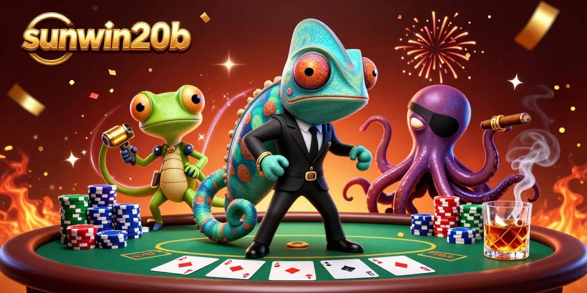Experience winning moments at sunwin20b with colorful casino characters and dynamic gaming elements.