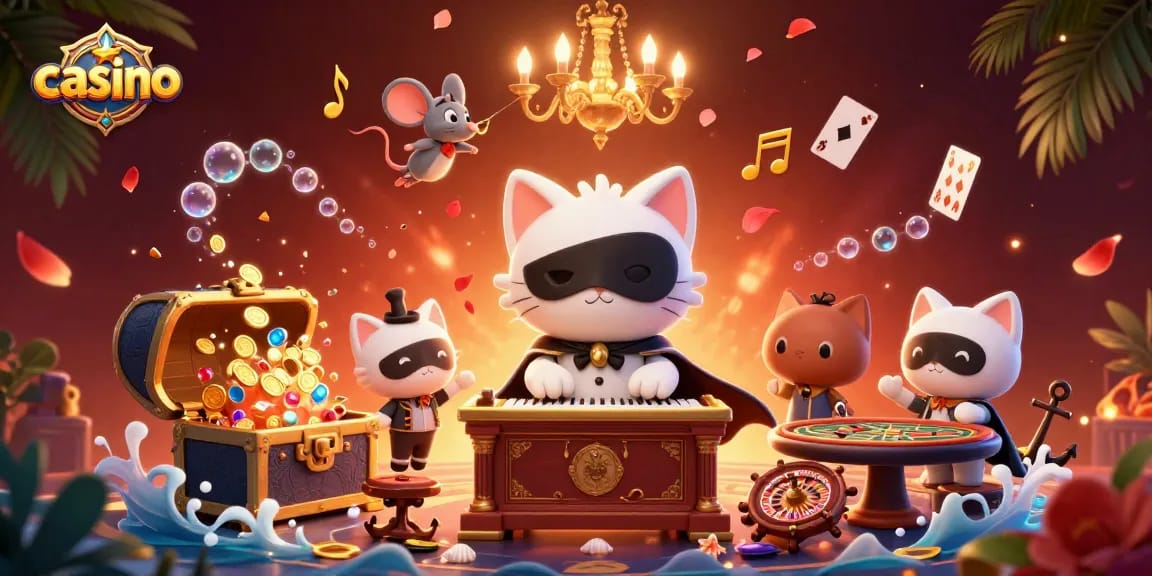 Experience a vibrant casino scene with rich visuals and engaging characters.