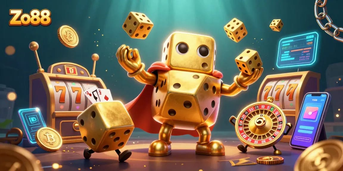 Join the thrilling world of Zo88 with vibrant slots and dynamic dice adventures.