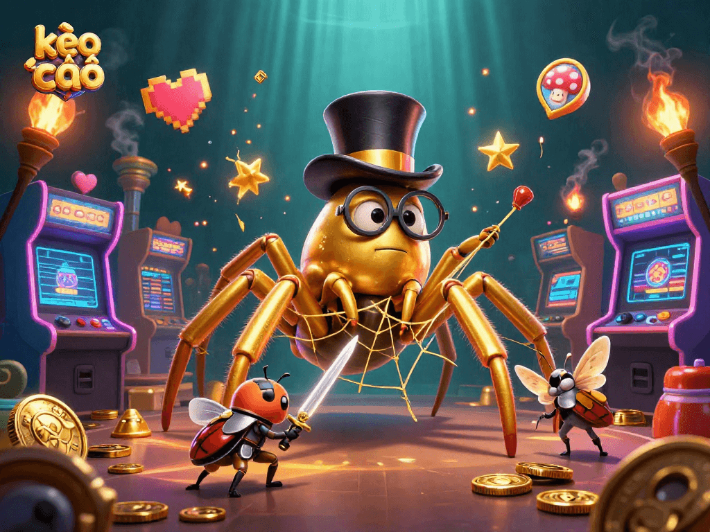 Engage in thrilling gameplay at kèo nhà cái with a vibrant fantasy casino scene.