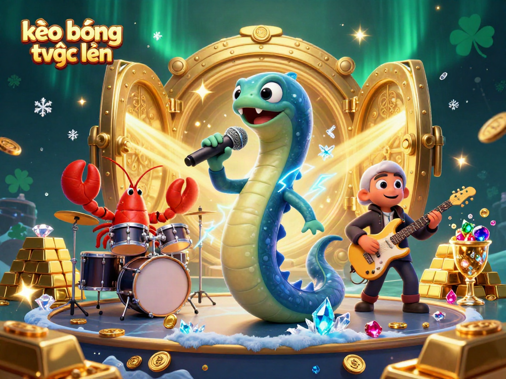 Experience the excitement of kèo bóng trực tuyến with vibrant 3D illustration featuring an underwater casino stage.